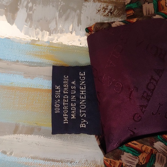 USA Made J. Garcia Tree Trunk Tie - Picture 4 of 4